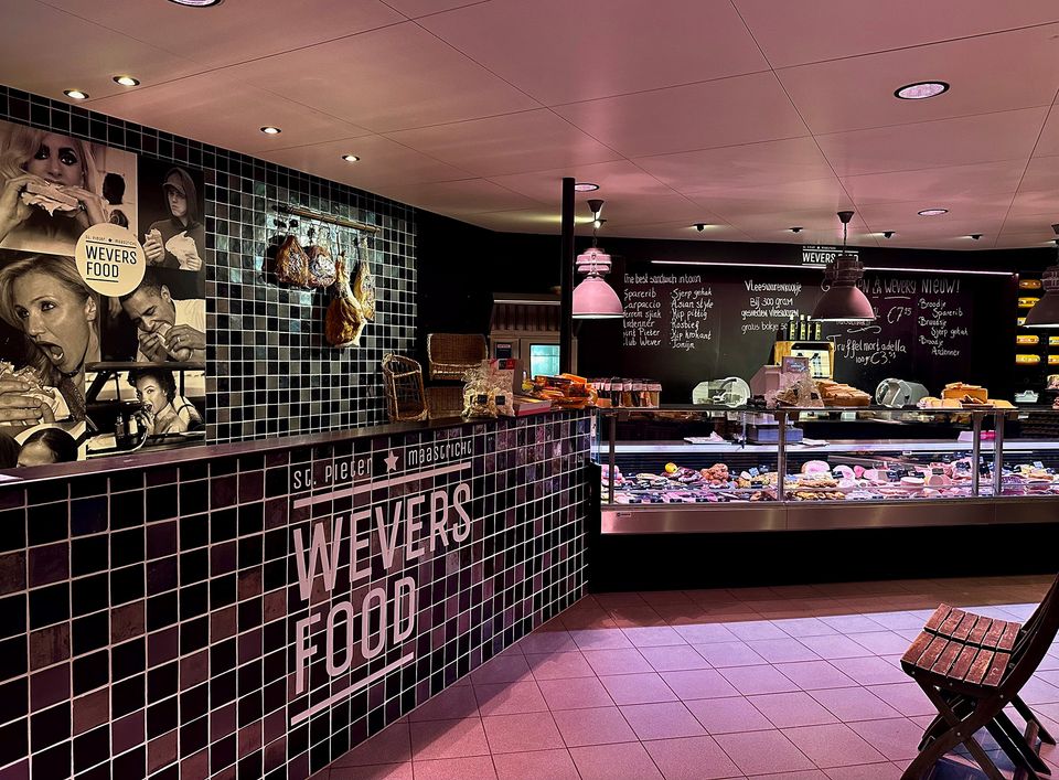 Interieur van Wevers Food in Maastricht