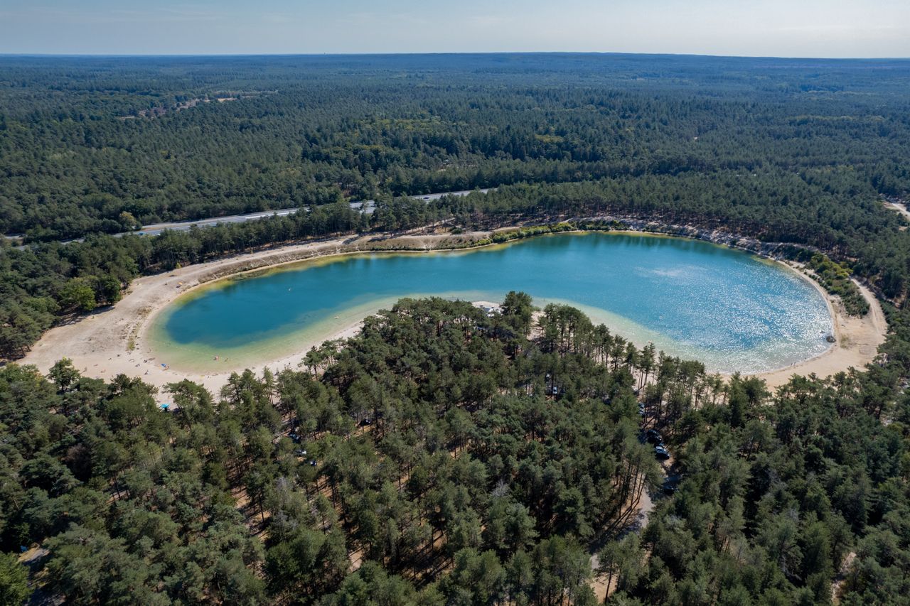 Dronefoto Zandenplas