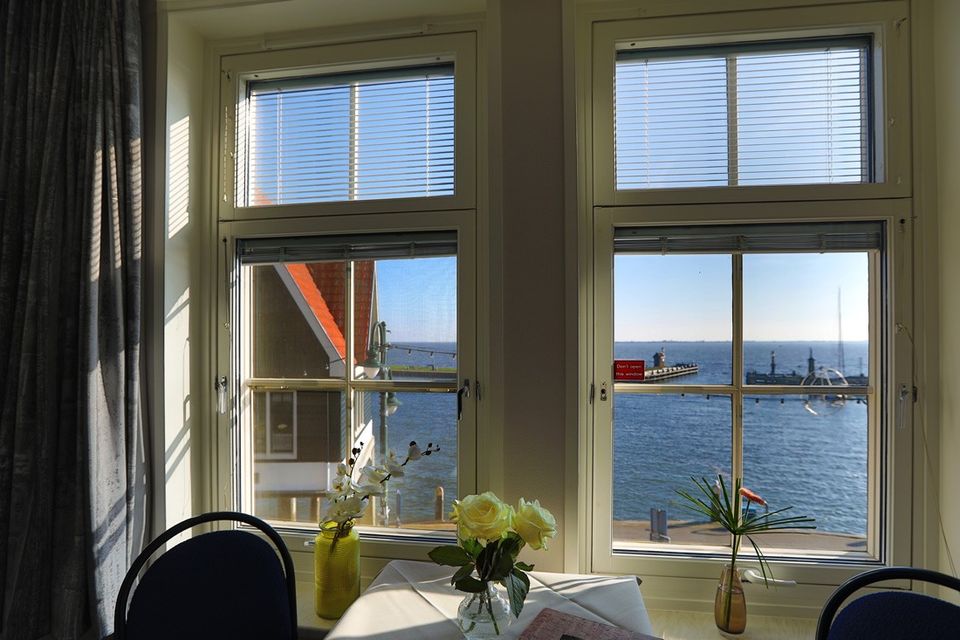 Uitzicht hotelkamer