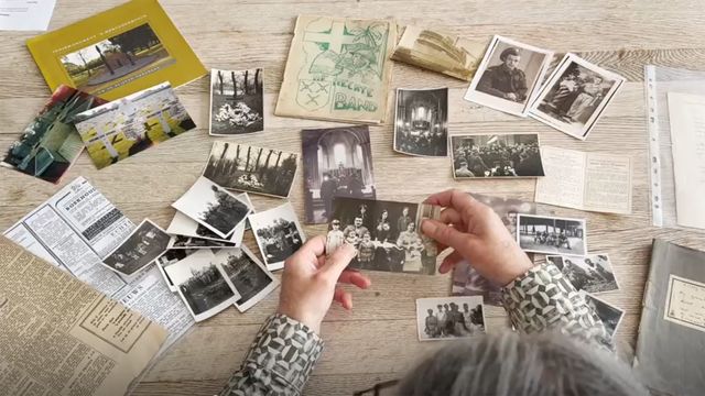 De foto’s die Wim van Gerard heeft verzameld. 