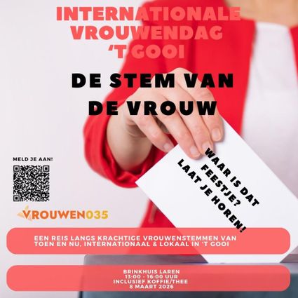 Internationale Vrouwendag 't Gooi: De stem van de vrouw