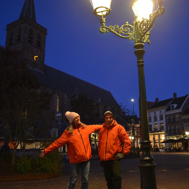 Nachtwandeling met stadsgidsen Inge en Harald
