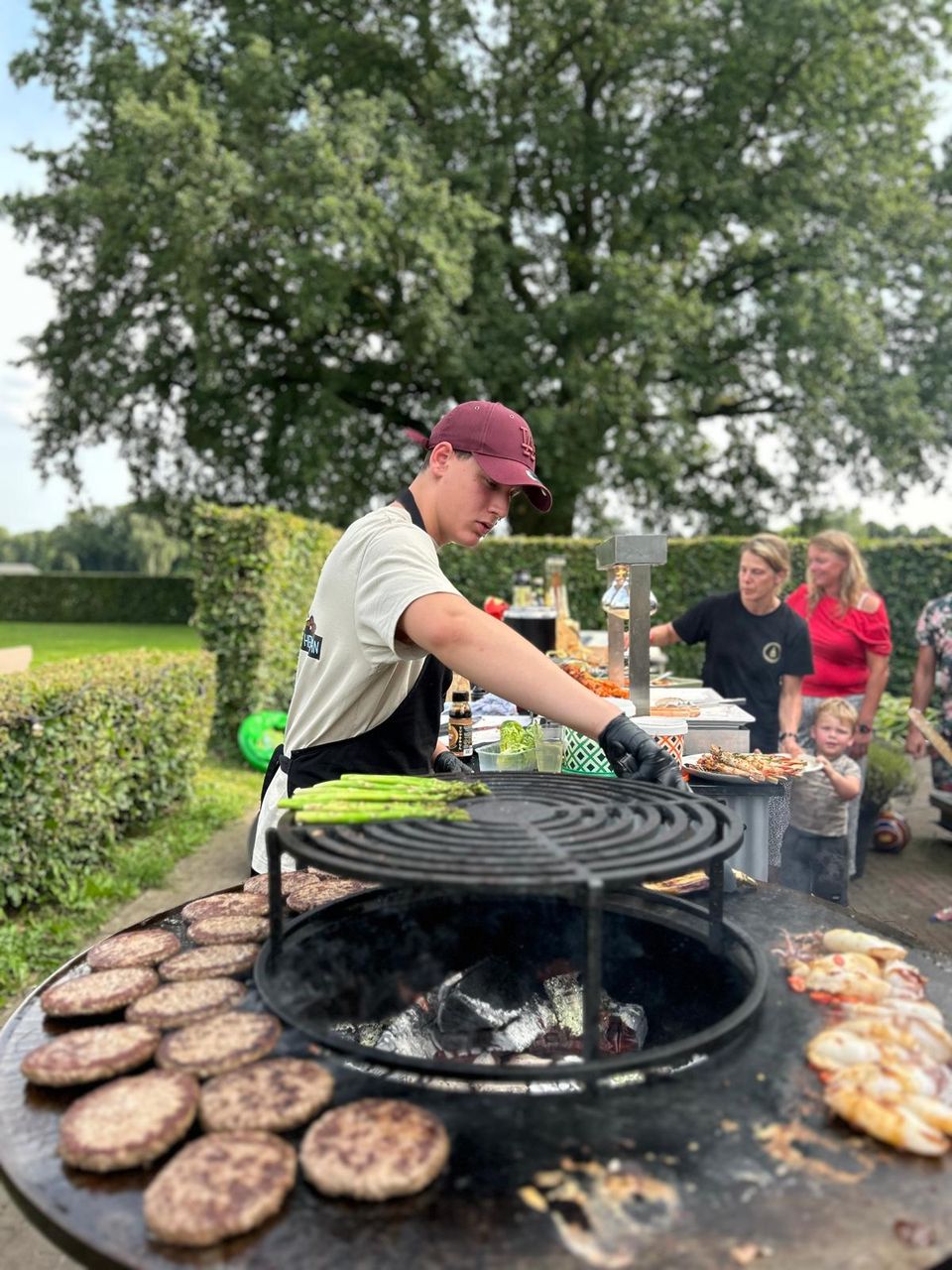 Barbeque bij Slapen bij Herman