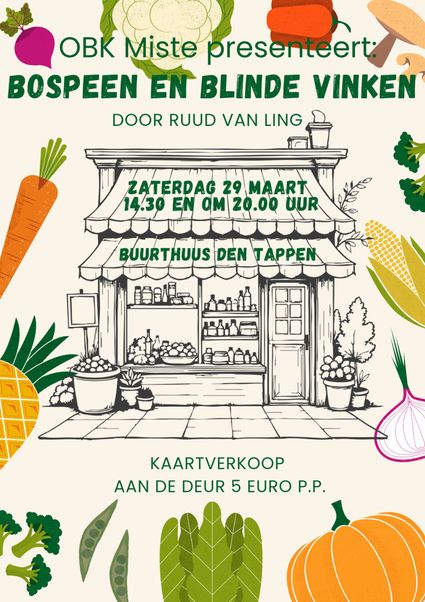 Affiche Bospeen en Blinde Vinken