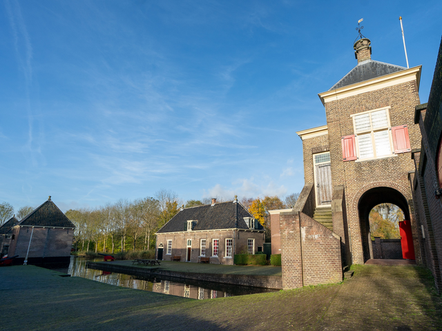 Achterkant van het Kruithuis in Delft