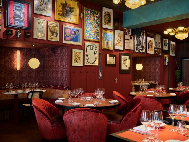 Interieur Café Visscher in Leiden