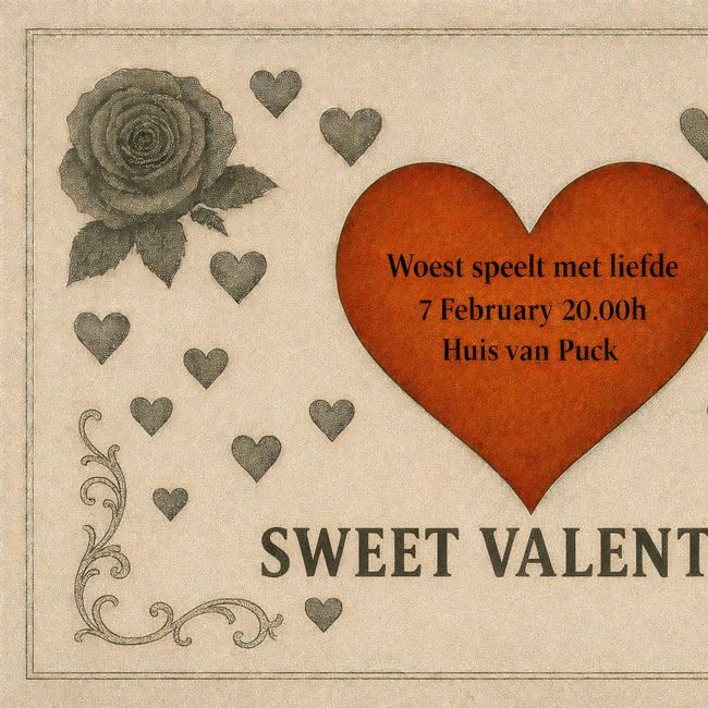 Sweet Valentine van Woest: liefde zonder filter, vlak voor Valentijnsdag