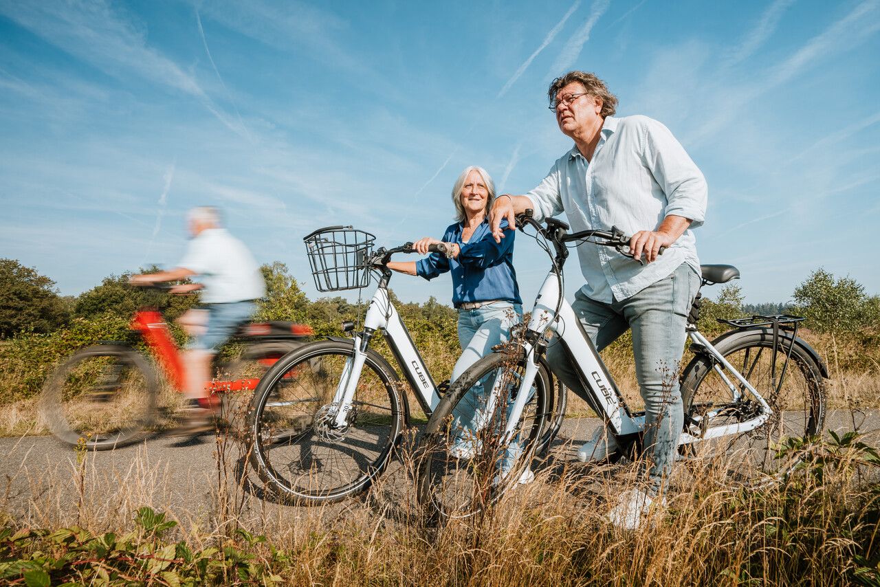 Fietsers op de hei