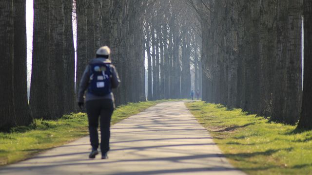 Wandelend persoon