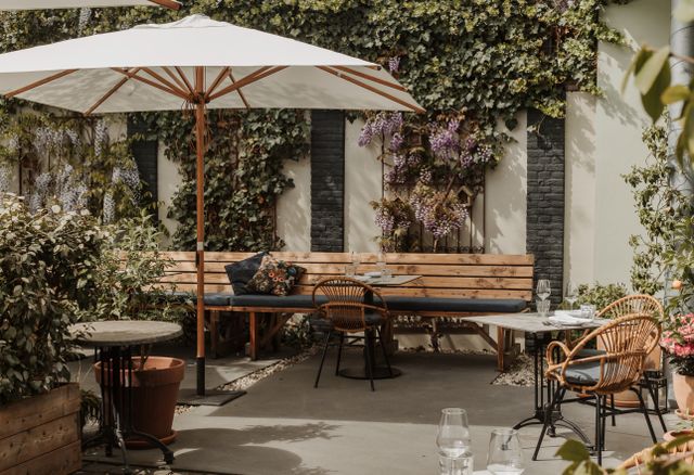 De tuin van de achtertuin