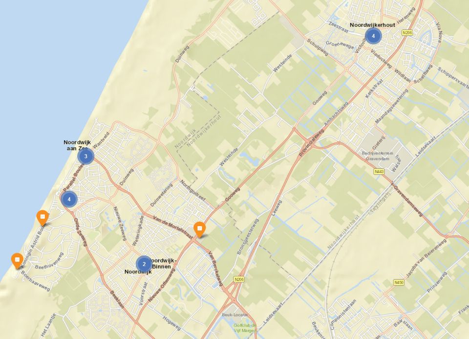 Plattegrond parkeren