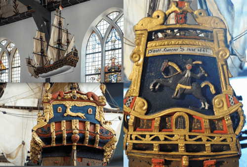 schip uit de 17e eeuw