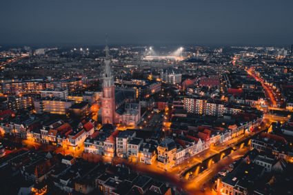 Luchtfoto avond