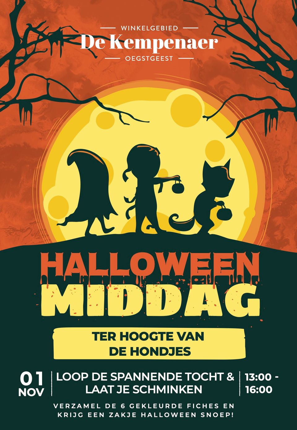 Poster Halloweenmiddag