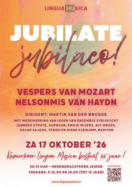 Lustrumconcert Jubilate Jubilaeo
