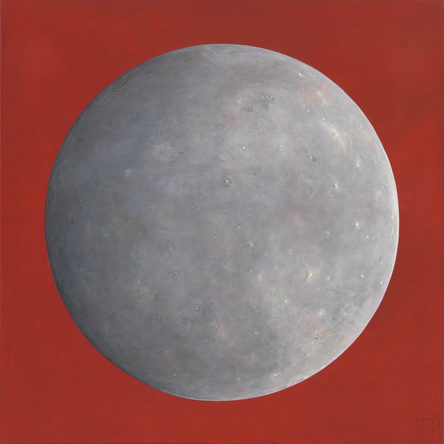 Öl auf Leinwand, 100 x 100 cm