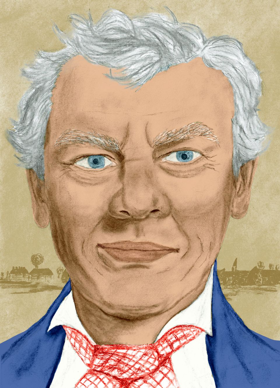 Tekening van Willem Donk door Myrte Legerstee