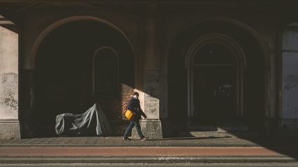 Man walking.
