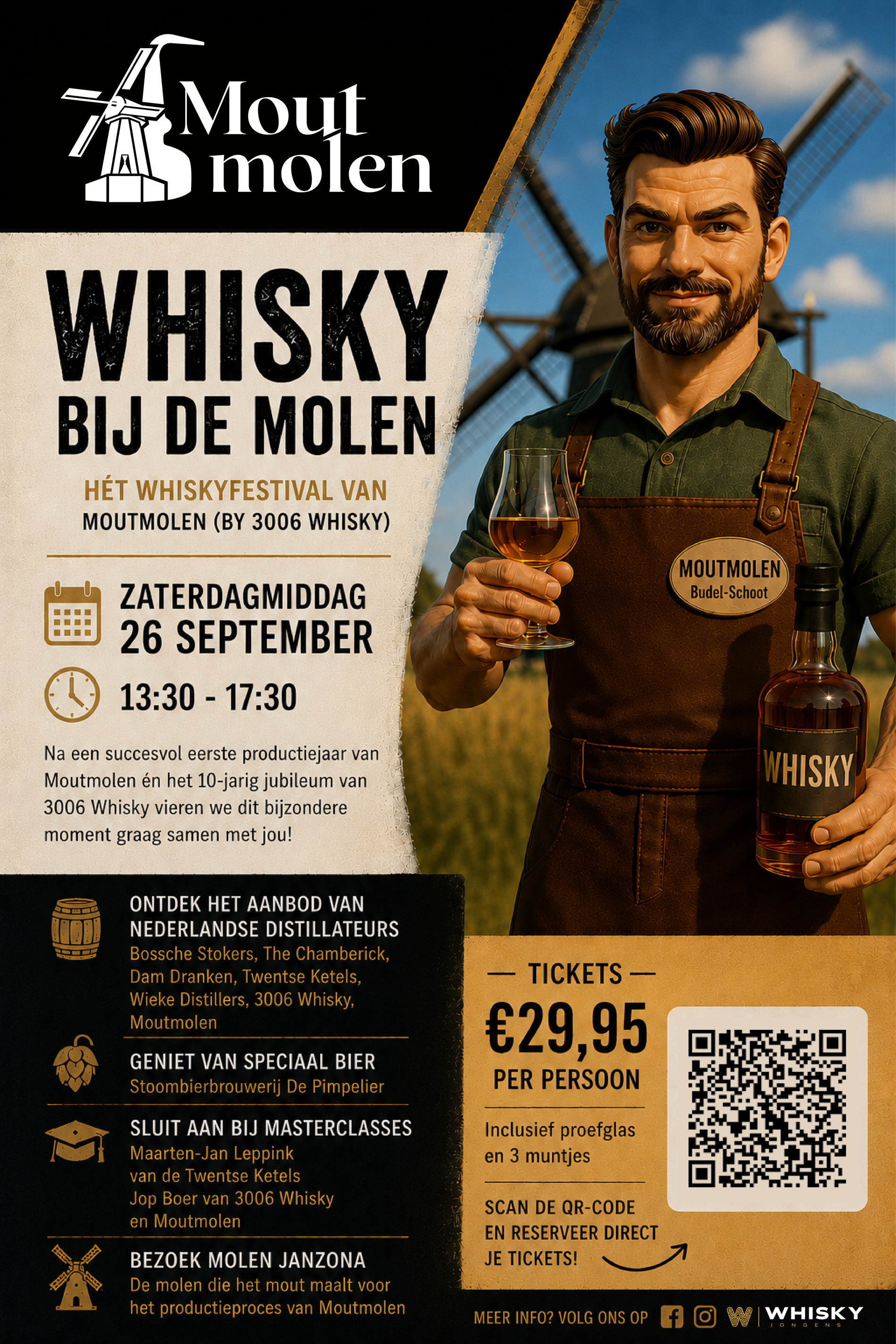 Flyer Whisky bij de Molen