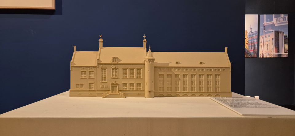Gemeentearchief maquette in Nooit Gebouwd Leeuwarden expo