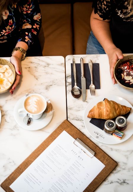 Fitz Roy Hotel Maastricht Frühstück am Tisch für zwei Personen