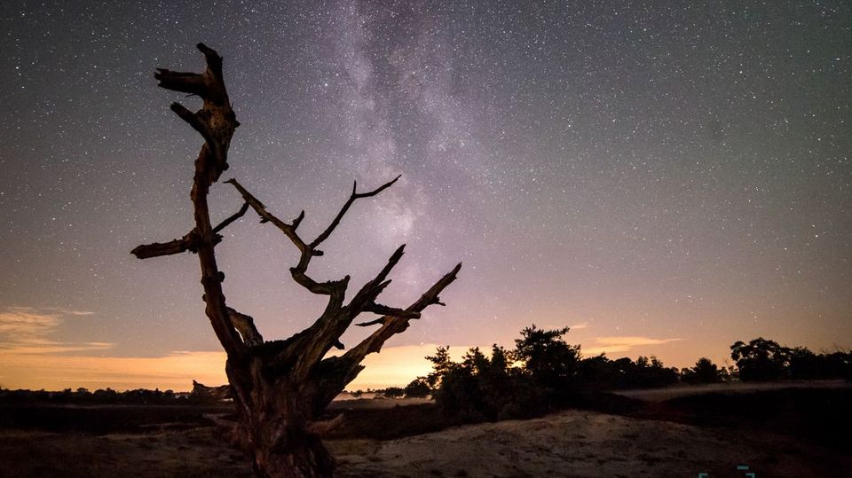 Donkere nacht op Drents- Friese Wold Drenthe
