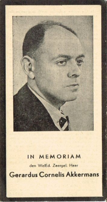 In memoriam: Dhr. Akkermans