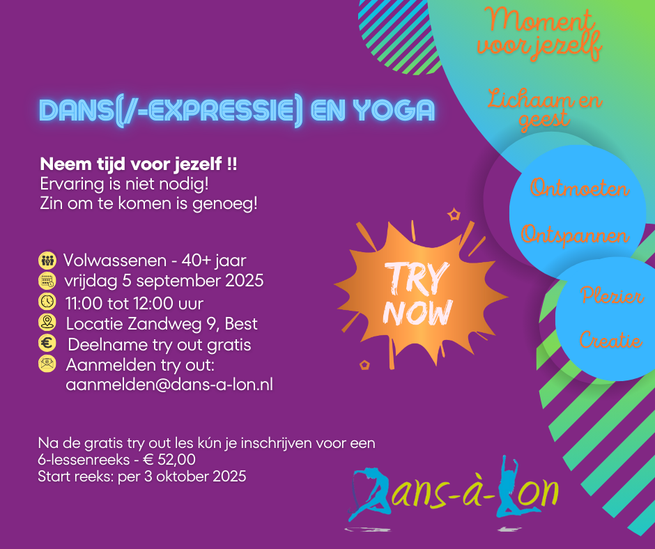 Danslessen week bij Dans a Lon