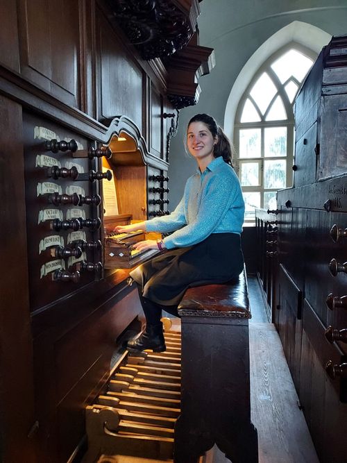 Elena Fabris bespeelt het Arp Schnitger-orgel in de Jacobikerk fot Bouwe Luurtsema
Arp Schnitger-orgel Jacobikerk, foto Jelle Marseille