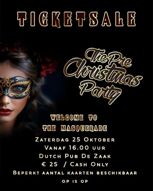 Pre christmas Bal Masque