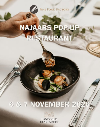 Najaars pop-up restaurant op Landgoed Klarenbeek