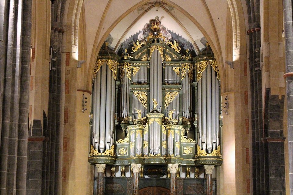 Overzichtsfoto Le Picard-orgel en Schnitgerorgel: John Stoel
