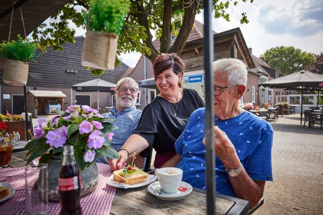 Tosti op terras