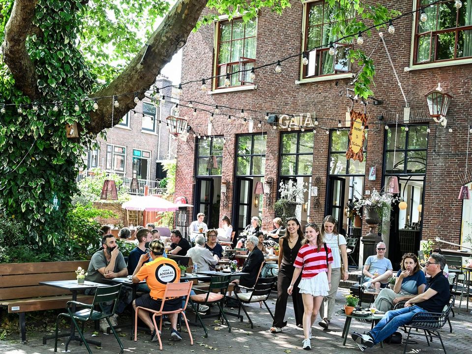 Terras van GAIA in Delft