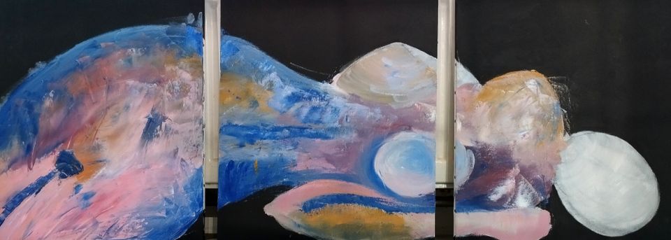 Een schilderij een lichaam