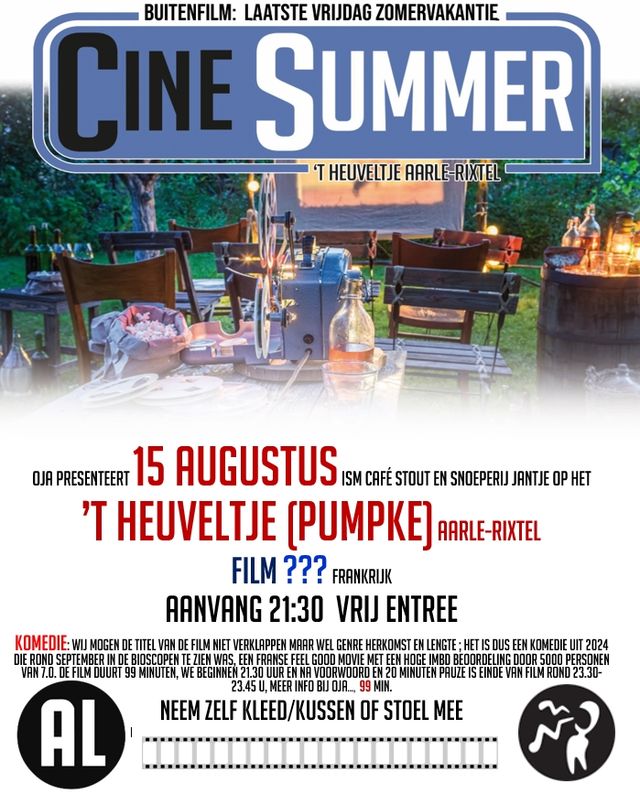 Cinesummer outdoor film Aarle-Rixtel