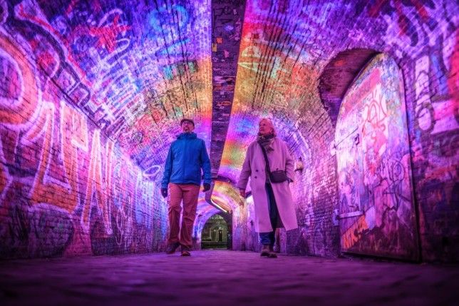 Lichtkunstwerk Oudegracht