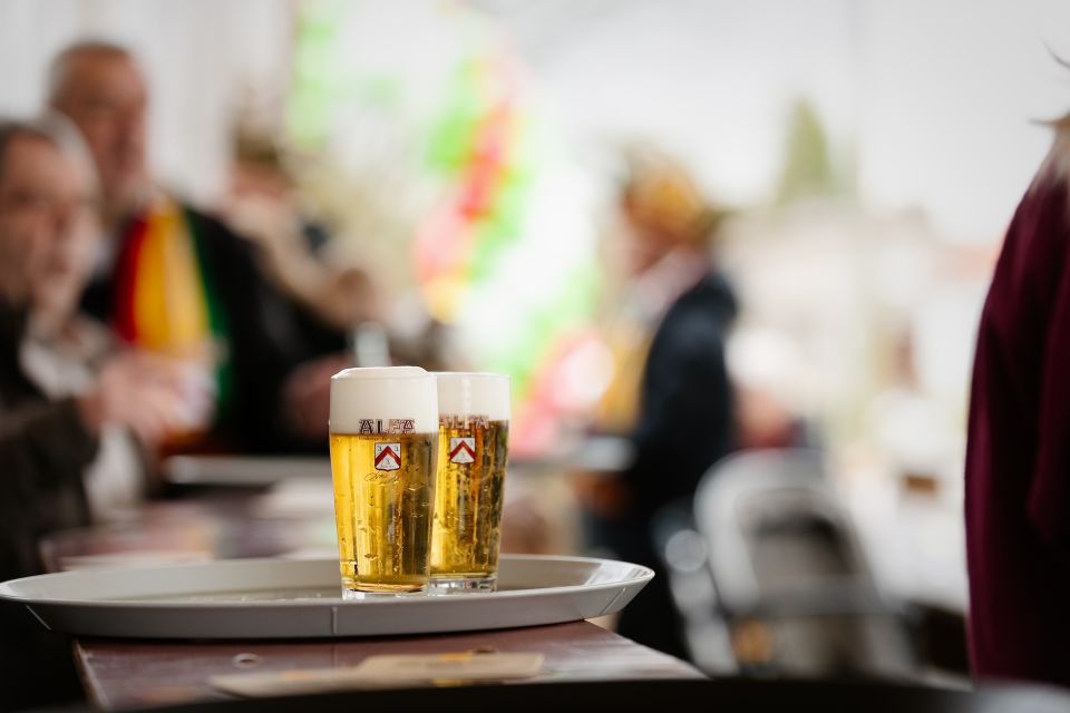 Glazen bier Alfa Bier brouwerij Schinnen