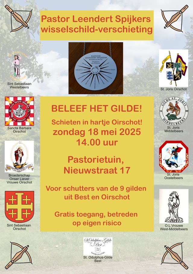 aankondiging spijkers verschieting