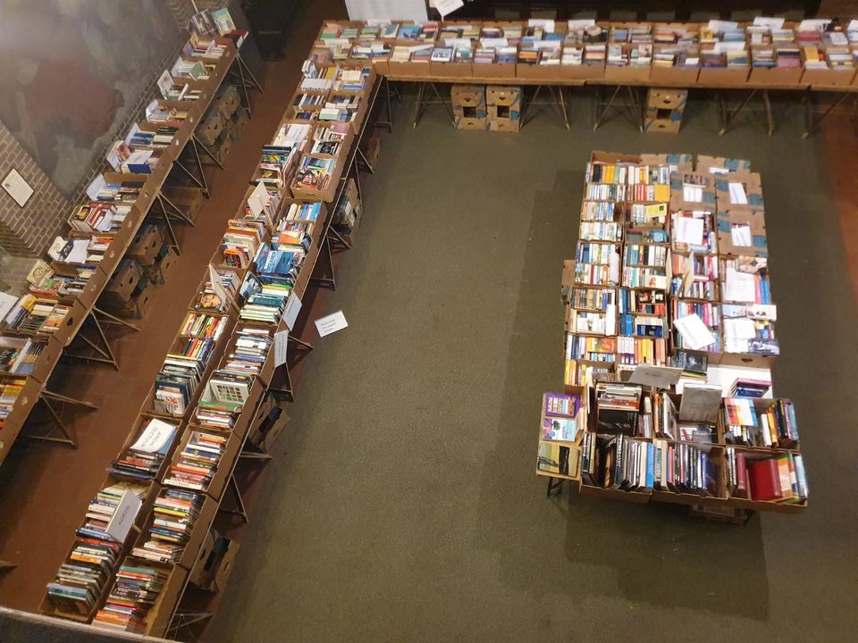 Boeken en Cd markt in Bartholomeuskerk