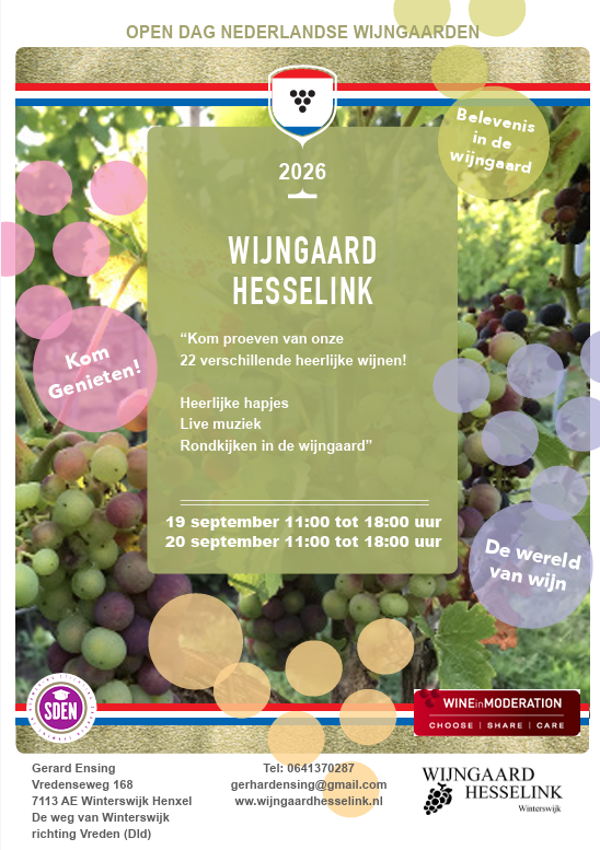 Open Wijngaarddagen Hesselink