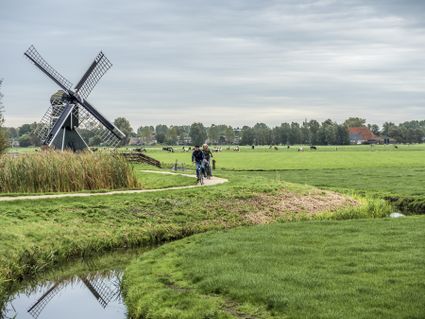 fietsen in de herfst