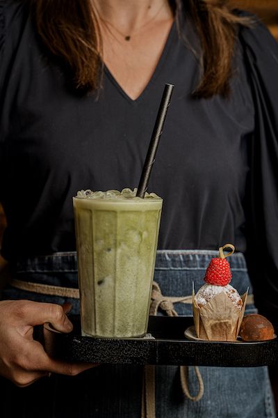 Matche Latte bij Saranne