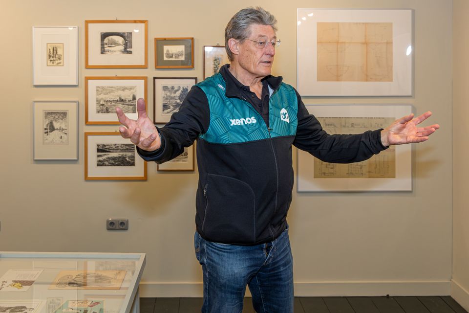 Jillert Anema in Museum Heerenveen.