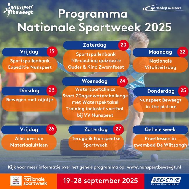 Nationale Sportweek 2025
