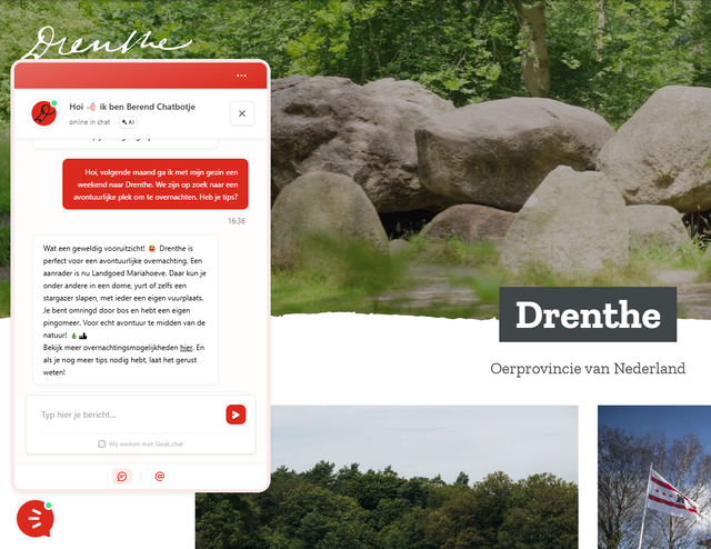 screenshot berend chatbotje