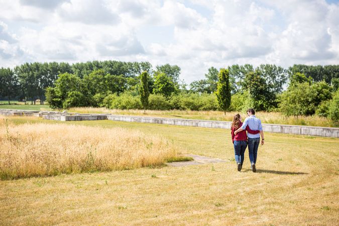 Wandelaars Romeinenpad Castellum Fectio