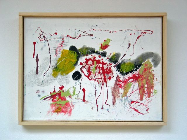 Kleurrijk schilderij