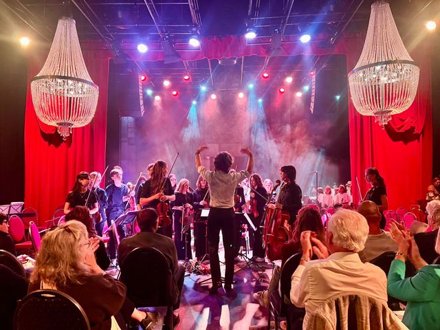 Goois Jeugd Orkest tijdens optreden in De Vioolkist