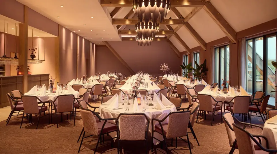 Diner opstelling bij Van der Valk Hotel Volendam